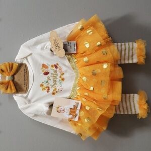Baby Essentials 4-piece "so thankful" Dress Me Up Set